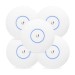 Ubiquiti UAP-AC-LITE-5 Комплект точек доступа UniFi AC Lite AP 5 Pack, 2,4/5 ГГц, до 1,2 Гбит/с, PoE, MIMO 2х2, 20 dBm