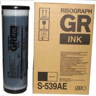 Краска RISO GR Black (1000мл) (o) ( ПРОДАВАТЬ КРАТНО ДВУМ ШТУКАМ!!!)