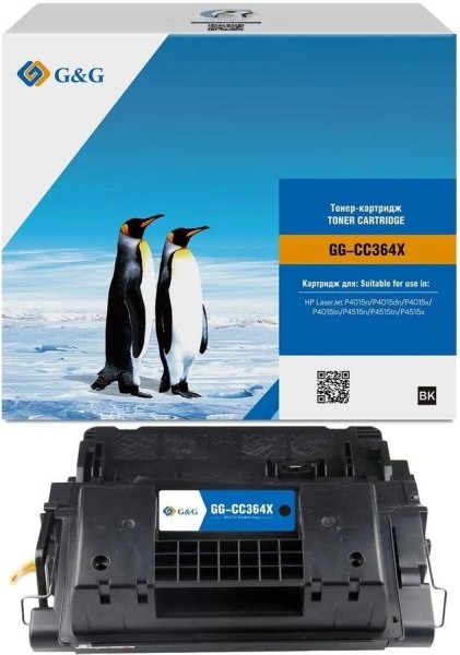 Картридж G&G, аналог HP CC364X 24k с чипом