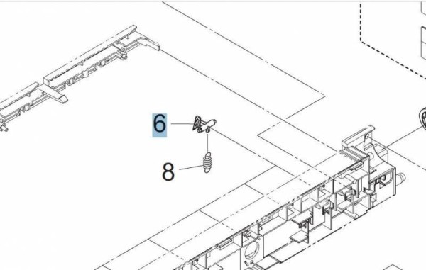 Сепаратор тефлонового вала KYOCERA  302FT20120/5AAVSEPRT012