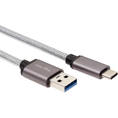 Кабель-адаптер USB 3.1 Type-Cm --> USB 3.0 Am, 2метра  Telecom <TC403M-2M> VCOM TC403M-2M
