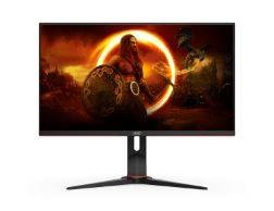 МОНИТОР 28" AOC U28G2XU2 Black с поворотом экрана (IPS, 3840x2160, 1 ms, 178°/178°, 370 cd/m, 80M:1, +2xHDMI 2.1, +2xDP)