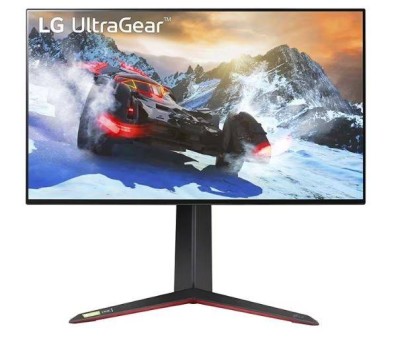 МОНИТОР 27" LG Gaming 27GP95R-B Black с поворотом экрана (IPS, 3840x2160, 160Hz, 1 ms, 178°/178°, 400 cd/m, 1000:1, +DP)