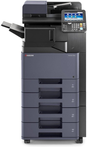 Цветной копир-принтер-сканер Kyocera TASKalfa 308ci (A4, 30 ppm, 1024 MB, Network, дуплекс, автоподатчик, б/тонера)
