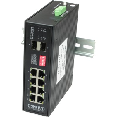 Коммутатор OSNOVO SW-80802/I(Port 90W 300W)