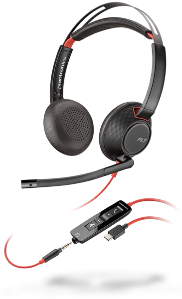 Гарнитура проводная Plantronics Blackwire 5220