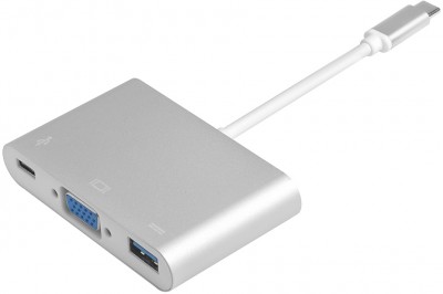 Greenconnect переходник USB Type C -> VGA + USB 3.0 + Type C Greenconnect GCR-AP25