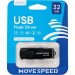 USB2.0 32GB Move Speed M2 черный Move Speed M2-32G