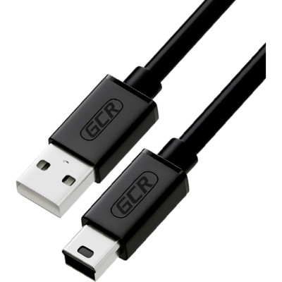 GCR Кабель 0.75m USB 2.0, AM/mini 5P, черный, 28/28 AWG, экран, армированный, морозостойкий, GCR-UM2M5P-BB2S-0.75m Кабель Greenconnect 0.75 м (GCR-UM2M5P-BB2S-0.75m)