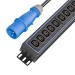 Панель распределения ONTEK PDU Metered Input ОМРВ1 вертикальная c функцией удаленного мониторинга, 32A/1ф, с мини-выключателем 16А 2шт, выход - C13 x 20 шт., кабель 3 м, IEC60309 3p