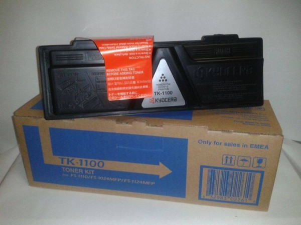 Тонер-картридж TK-1100 2 100 стр. для FS-1110/1024MFP/1124MFP