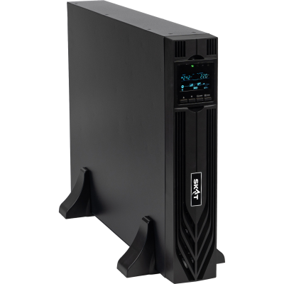 8773 SKAT-UPS 3000-RACK-ON-6X9-E P3 ИБП 3000ВА/3000 Вт, 2U, On-Line, синус, встр. АКБ 72В (6x9Ач), 8хC13+1xC19, USB, RS232, RS485, параллельный порт, слот для карт (SNMP, реле), EPO, ШхГхВ 440х605х88, масса 30.4 кг Бастион SKAT-UPS 3000-RACK-ON-6X9-E P3