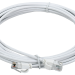 ITK Коммутационный шнур кат.5E UTP LSZH 3м slim колпачок с язычком белый ITK PC08-C5EUL-3M-SL-WT