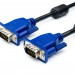 Кабель VGA 1.8 m (2 феррита, черно-синий, в пакете) ATcom VGA (m) - VGA (m) 1.8 м