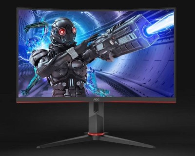 МОНИТОР 27" AOC C27G2ZU Black-Red (VA, изогнутый, 1920x1080, 240Hz, 0.5 ms, 178°/178°, 300 cd/m, 80M:1, +2xHDMI 2.0, +Di