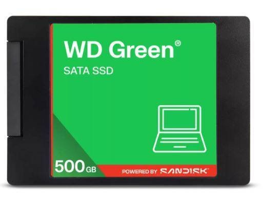 Твердотельный диск 1TB WD Green, 2.5", SATA III, [R/W - 545/510 MB/s] 3D-NAND