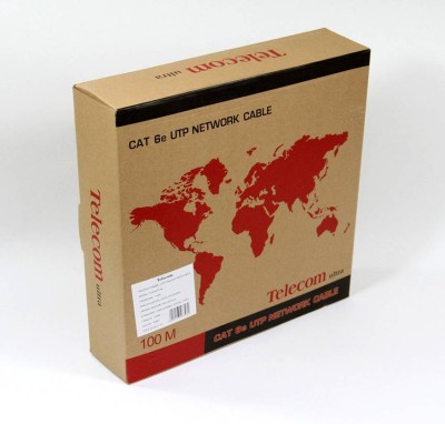 Кабель "Telecom Ultra" UTP 4 пары кат.6 (бухта 100м) p/n: TU634157