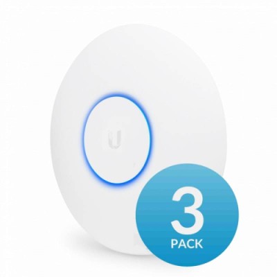 Ubiquiti UAP-NANOHD-3 Комплект точек доступа UniFi NanoHD 3 pack, 2,4/5 ГГц, до 2 Гбит/с, PoE, MIMO, 26 dBm, 1х1 Гбит/с