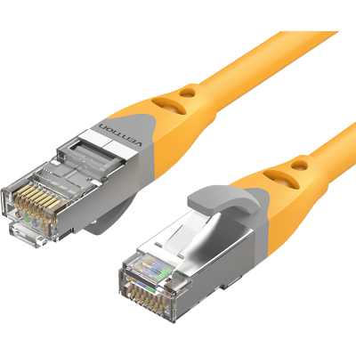 Патч-корд Vention прямой SFTP cat.6A, RJ45 - 1м. Серый Vention IBHHF