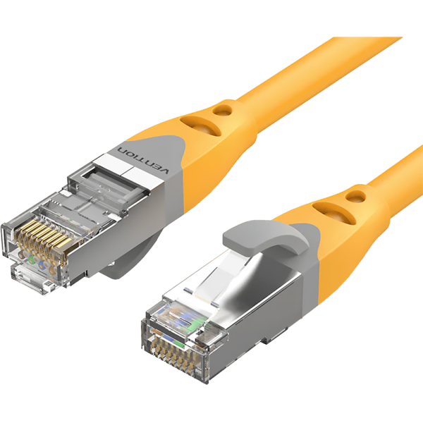 Патч-корд Vention прямой SFTP cat.6A, RJ45 - 1м. Серый Vention IBHHF