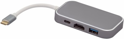 Greenconnect Адаптер-переходник Type C на HDMI+ USB3.0-разветвитель на 3 пота Greenconnect GCR-CHC3USB