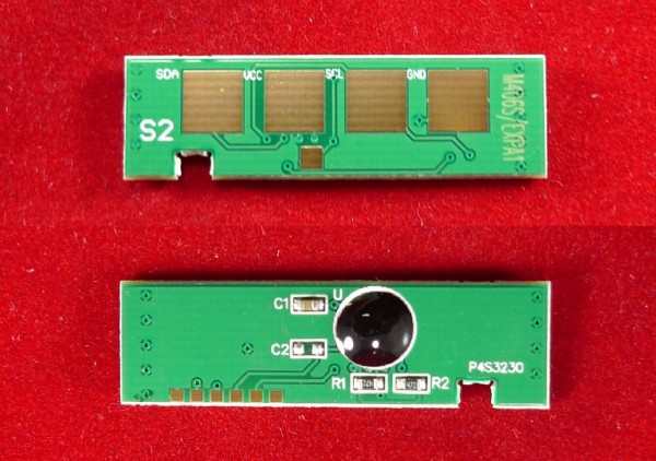 Чип Samsung CLP-360/362/363/364/365/367/368/CLX-3300/3302/3303/3304/3305 (СLT-406S-M) Magenta, 1K ELP Imaging®