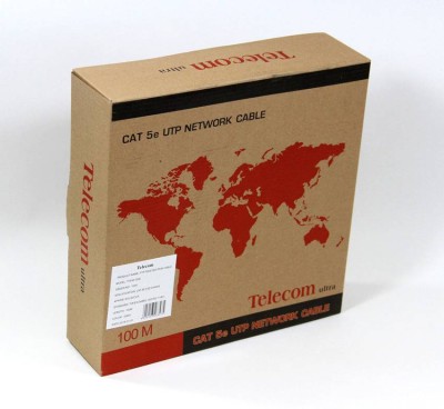 Кабель "Telecom Ultra" FTP 4 пары кат.5е (бухта 100м) p/n: TFS44150E