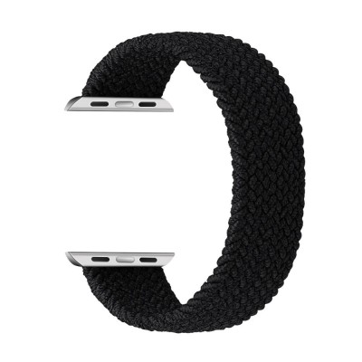 Deppa Ремешок Band Mono для Apple Watch 42/44 mm, нейлоновый, черный