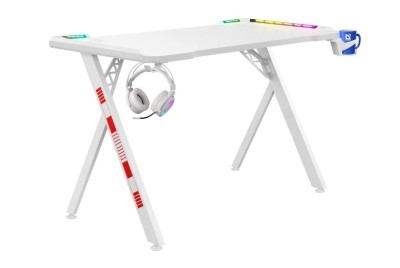 Defender Игровой стол Foton RGB,подвес кружки+гарн., белый
