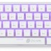 Клавиатура Oklick K763W механическая белый USB беспроводная BT/Radio Multimedia for gamer LED (1920562) Oklick 1920562