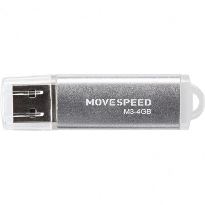 USB2.0 4GB Move Speed M3 серебро Move Speed M3-4G