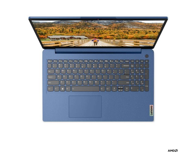 Ноутбук Lenovo IP3 15ALC6 15.6" FHD, AMD R5-5500U, 8Gb, 256Gb SSD, no ODD, Win10, синий (82KU00KBRU)