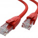 GCR Патч-корд прямой 5.0m UTP кат.6, красный, 24 AWG, литой, ethernet high speed, RJ45, T568B Greenconnect RJ45(m) - RJ45(m) Cat. 6 U/UTP PVC 5м