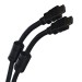 Кабель HDMI-19M --- HDMI-19M ver 2.0+3D/Ethernet,2 фильтра 15m Telecom <TCG200F-15M> Telecom HDMI (m) - HDMI (m) 15м