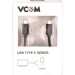 Кабель USB 3.1 Type C  10Гб/с ,5А, Power Deliwery, длина 1,8M, VCOM <CU420-1.8M> VCOM USB 3.2 Type-C (m) - USB 3.2 Type-C (m) 1.8м