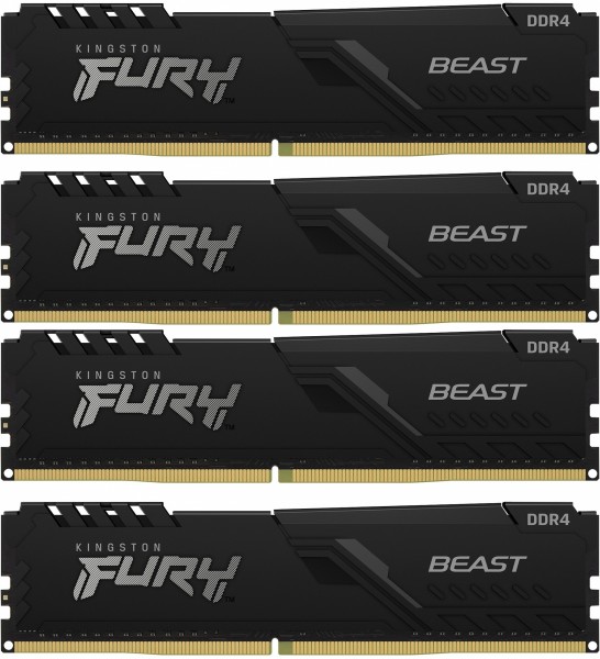 Память оперативная Kingston FURY Beast KF426C16BBK4/128