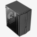 Корпус AeroCool Evo Mini-G-BK-v1 Black Micro ATX/mini-ITX, без БП, Steel, Plastic, Tempered Glass (4711099472352)