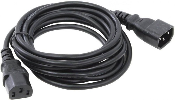 Кабель монитор - компьютер 220V (UPS -> устройство) VCOM <VDE> 3G*0.5mm (CE001-CU) 3м