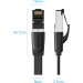 Патч-корд Vention прямой SFTP cat.8 RJ45 - 2м. Плоский Vention IKQBH
