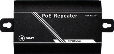 2038 Репитер PSE-REP-E, мощность 15,4Вт, дальность передачи 100м., вх./вых. RJ-45 PoE Репитер Бастион PSE-REP-E