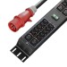 Панель распределения ONTEK PDU Metered Input ОМРВ4 вертикальная c функцией удаленного мониторинга, 32A/3ф, с мини-выключателем 16А 6шт, выход - C13 x 30 шт. / C19 x 6 шт., IEC60309 5p