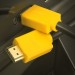 GCR Кабель 3.0m HDMI версия 1.4, черный, желтые коннекторы, OD7.3mm, 30/30 AWG, позолоченные контакты, Ethernet 10.2 Гбит/с, 3D, 4K GCR-HM440-3.0m, экран Greenconnect GCR-HM440-3.0m