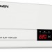 Стабилизатор SVEN AVR SLIM-1000 LCD, релейный, 800вт, 1000Ва, 140-260в, функция «пауза», 1 евророзетка, 2.9 кг. SVEN AVR SLIM-1000 LCD