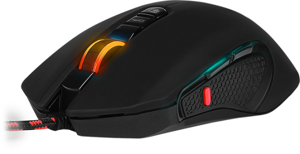 Игровая мышь SVEN RX-G955 USB (7+1кл. 200-4000 DPI, ПО, Soft Touch, подсветка) Sven RX-G955