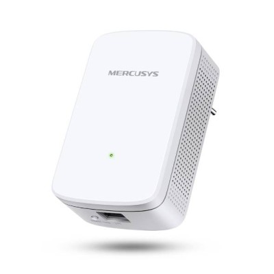 Mercusys ME10 Усилитель Wi-Fi сигнала N300, до 300 Мбит/с на 2,4 ГГц, 1х100 Мбит/с, подключение к настенной розетке