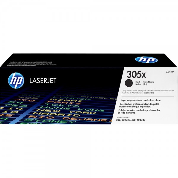 Тонер-картридж HP 305X Black Original LaserJet Toner Cartridge (CE410X)