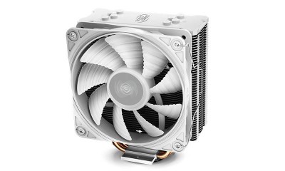 Кулер CPU DEEPCOOL GAMMAXX GTE V2 WHITE (универсальный, 180W, 27.8dB, 500-1650 rpm, 120мм, 4pin, медь+ алюминий, подсвет