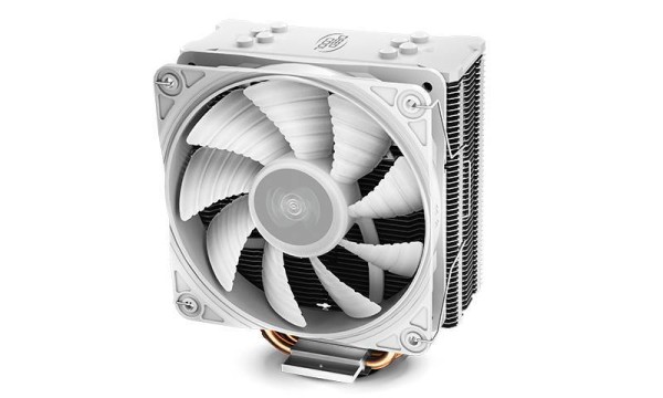 Кулер CPU DEEPCOOL GAMMAXX GTE V2 WHITE (универсальный, 180W, 27.8dB, 500-1650 rpm, 120мм, 4pin, медь+ алюминий, подсвет