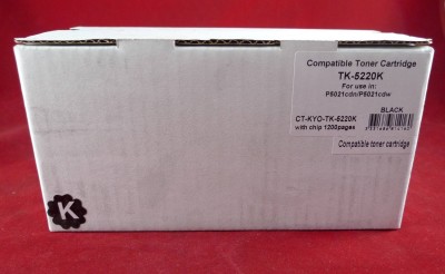 Тонер-картридж для Kyocera Ecosys P5021cdn/P5021cdw/M5521cdn/M5521cdw TK-5220K black 1.2K  ELP Imaging®
