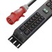 Панель распределения ONTEK PDU Metered Input ОМРВ5 вертикальная c функцией удаленного мониторинга, 32A/3ф, с мини-выключателем 16А 6шт, выход - C13 x 36 шт. / C19 x 6 шт., IEC60309 5p